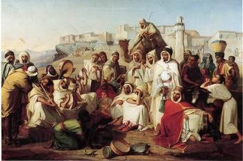 unknow artist Arab or Arabic people and life. Orientalism oil paintings 555 Germany oil painting art